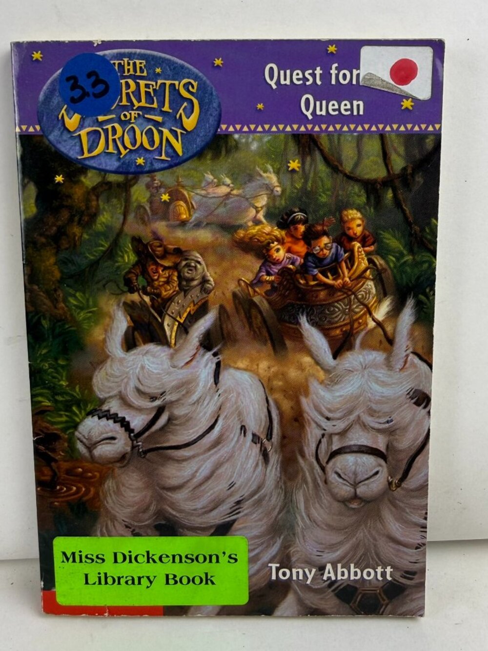 The Secrets of Droon Quest for the Queen Tony Abbott Scholastic PB 0439207840